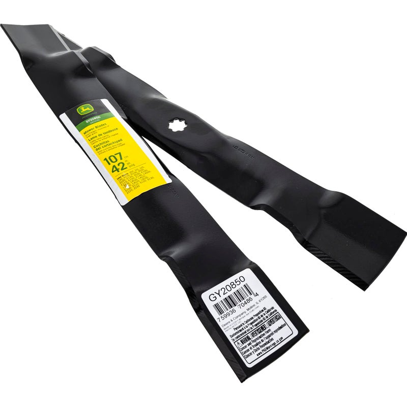John Deere Original Equipment Mower Blade Kit #GY20850 - Image 1
